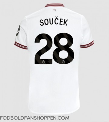 West Ham United Tomas Soucek #28 Udebanetrøje 2023-24 Kortærmet